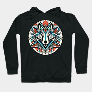 Abstract Animal Wolf 3 Hoodie